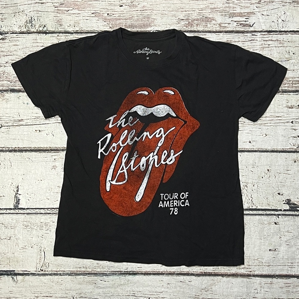 The Rolling Stones Tour of America 1978 Retro Rock n' Roll Music Tshirt